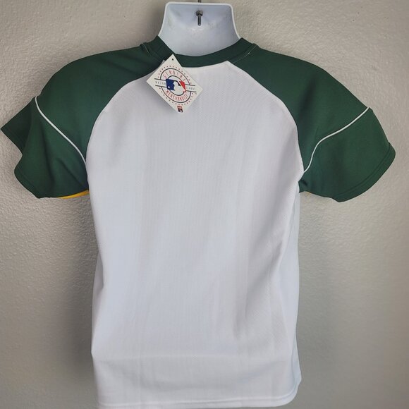 Oakland A's Athletics MLB Baseball Shirt Boys Large 12 - 14 NEW - Picture 4 of 8